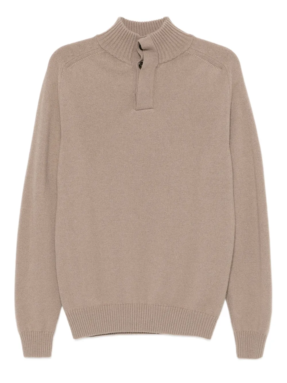 Aurélien city button jumper | Brown | Image 1