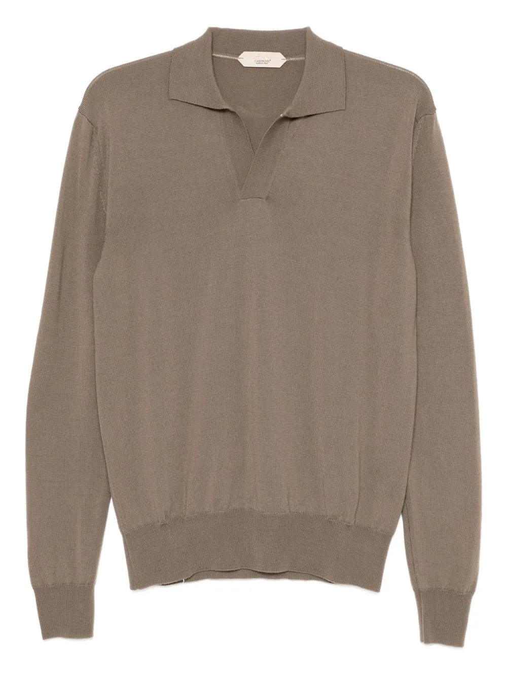 Aurélien buttonless T-shirt | Brown | Image 1