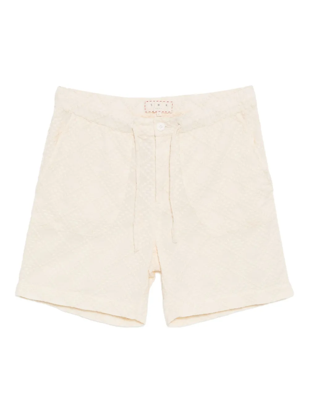 SMR Days textured drawstring shorts | Neutrals | Image 1