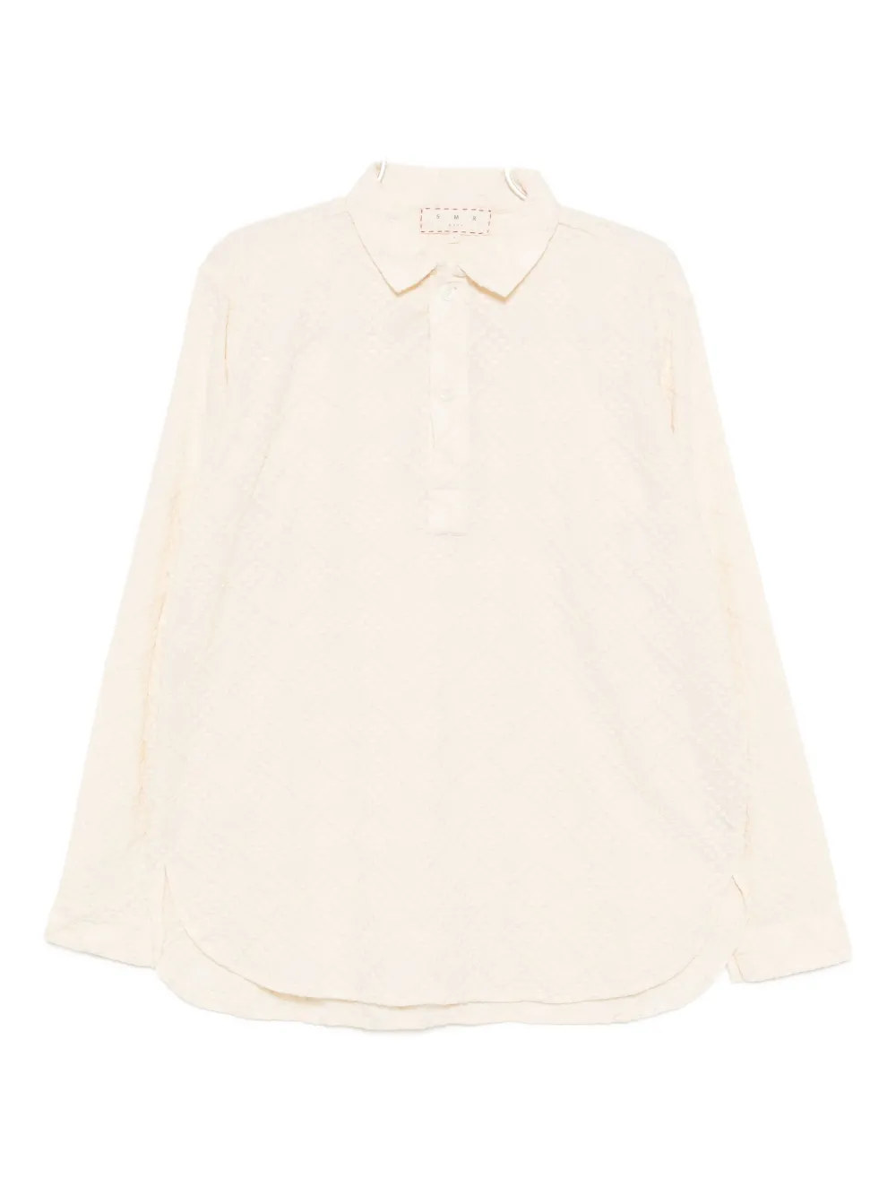 SMR Days Ornos embroidered polo shirt - Toni neutri