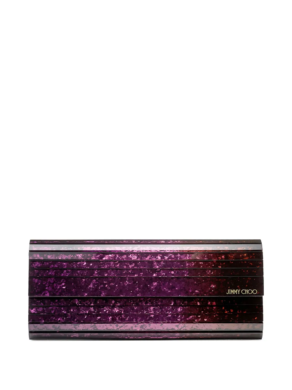 Jimmy Choo Clutch Sweetie con glitter - Viola