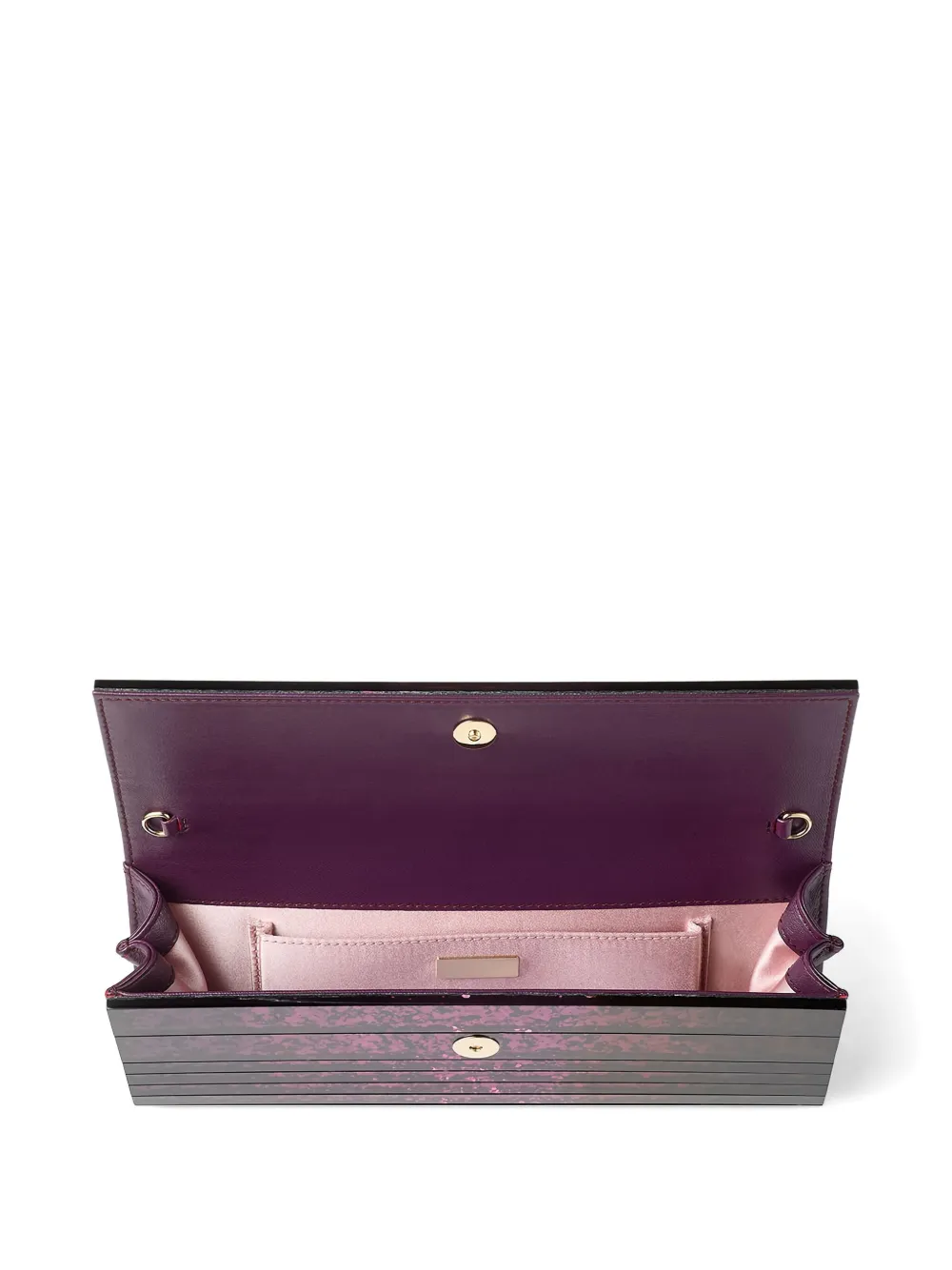 Jimmy Choo Sweetie Glitter-embellished Clutch Bag In Purple