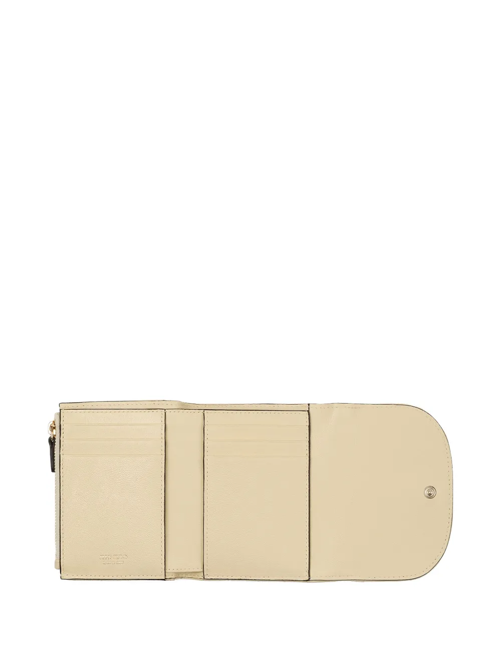 Jimmy Choo Curve Marinda gewatteerde portemonnee Beige