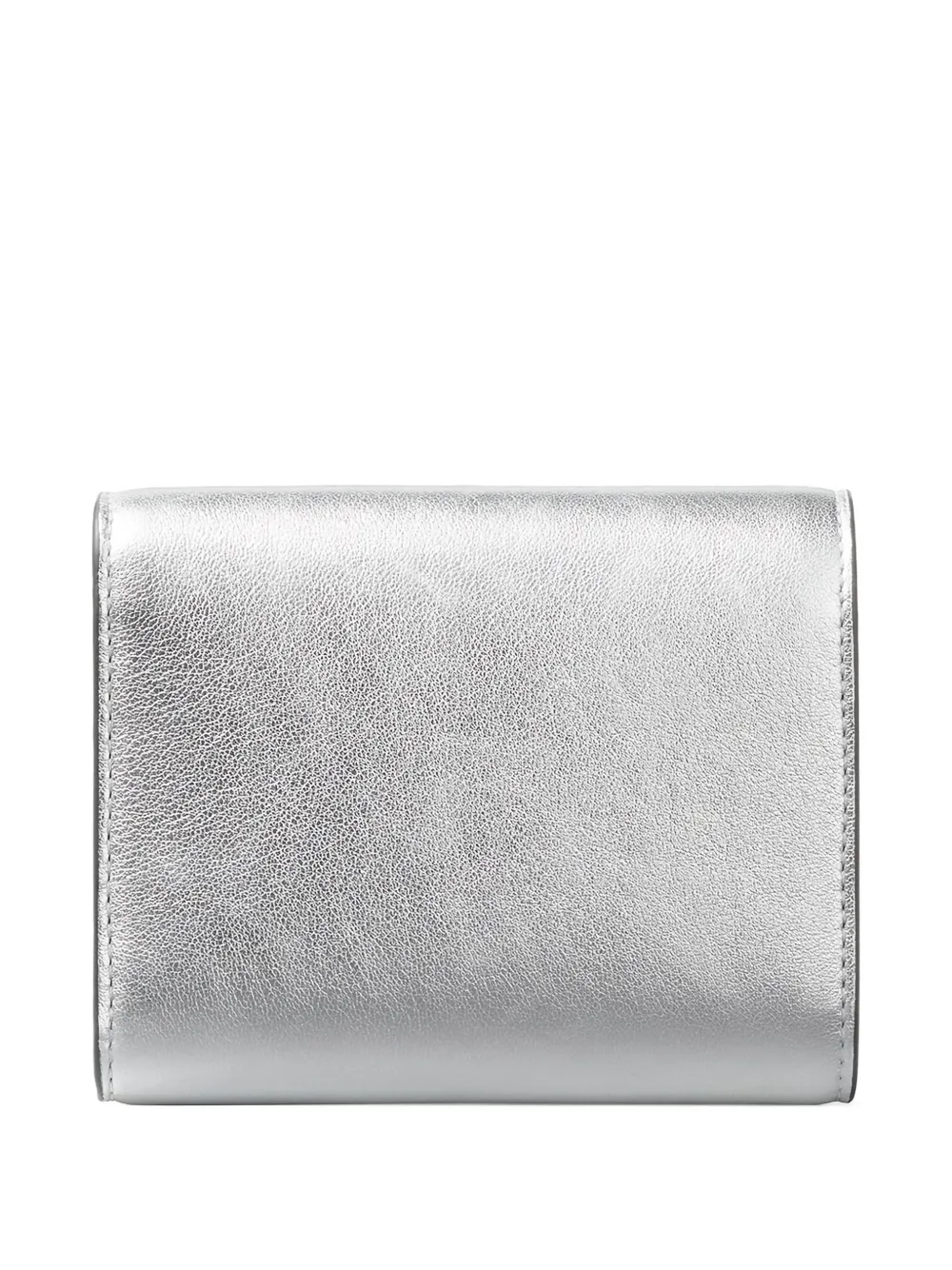 Jimmy Choo Marinda portemonnee met strikdetail - Zilver