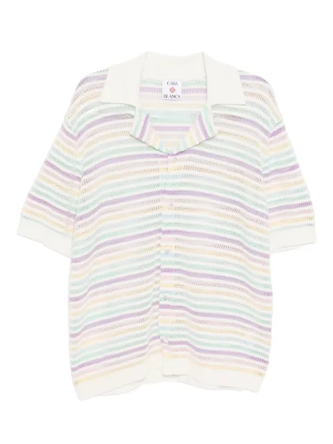 Casablanca shorts de crochet con motivo floral