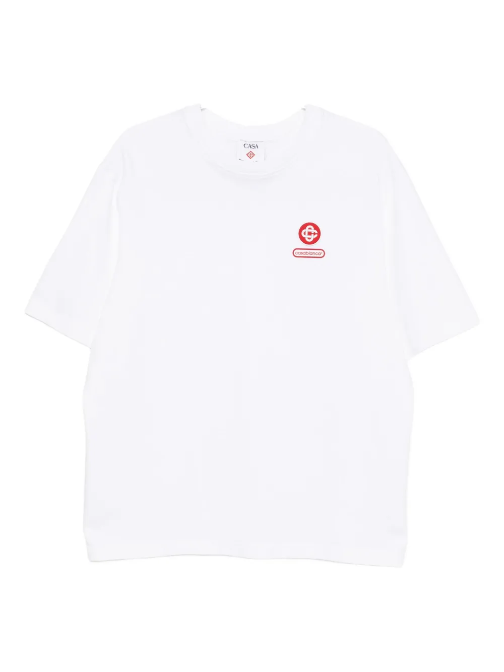 Casablanca playera con logo de parche | blanco | Image 1
