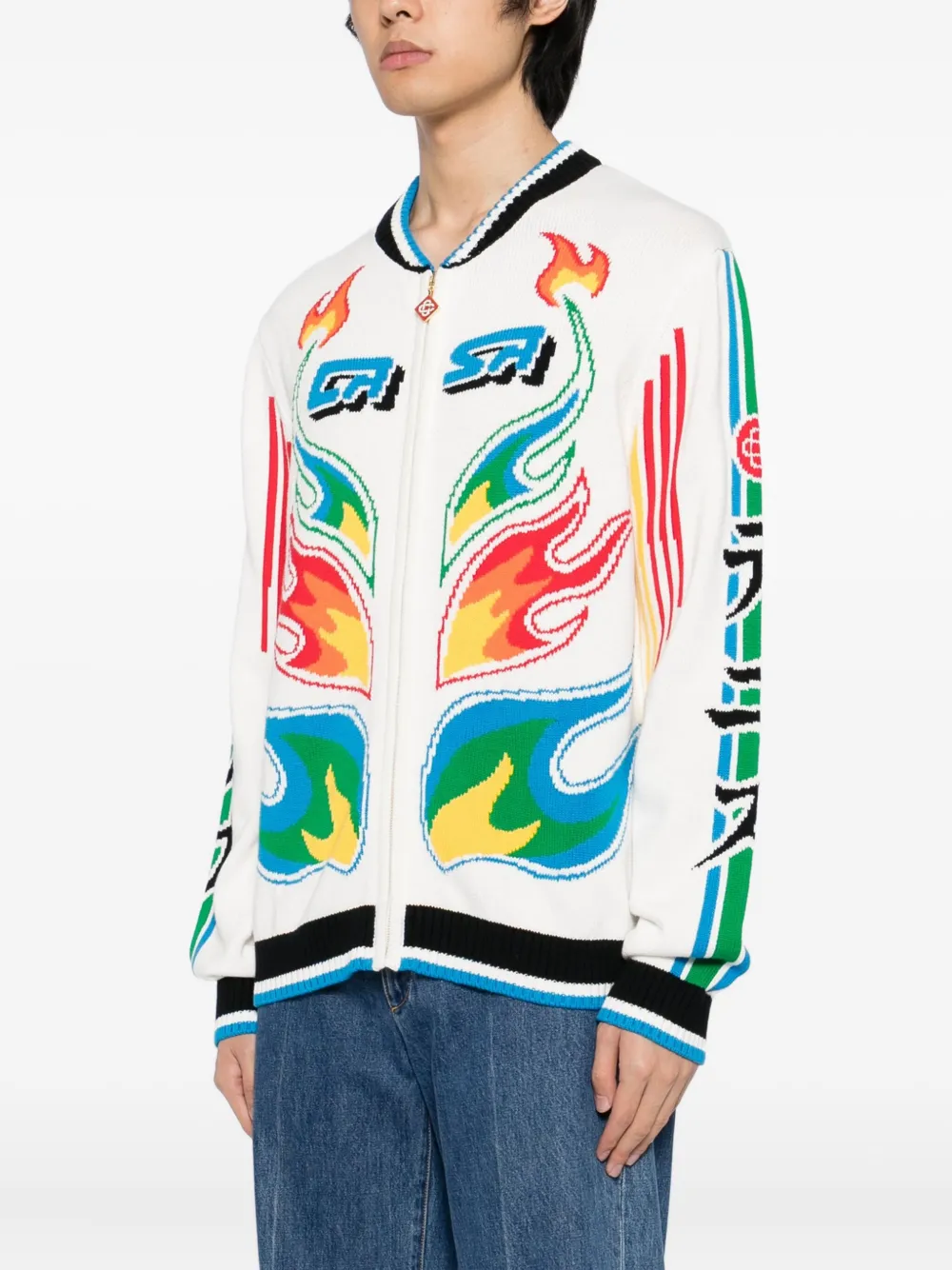 Casablanca Flame Laurel Casa Club jacket | Shirt Jackets | Image 2