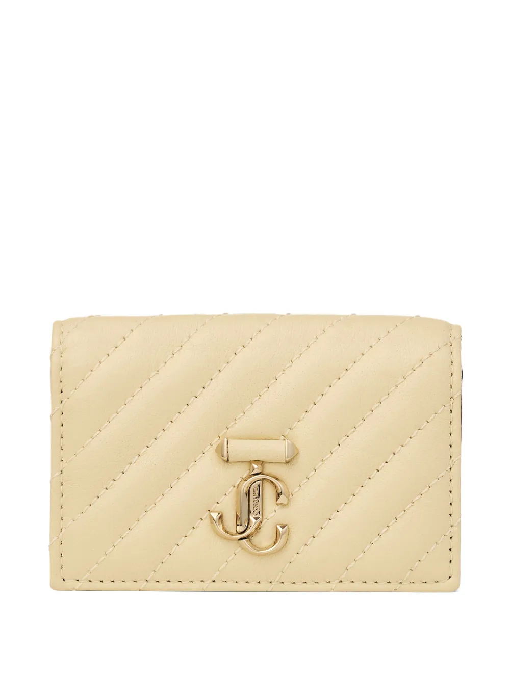 Jimmy Choo Curve Nello quilted wallet | Neutrals | Image 1