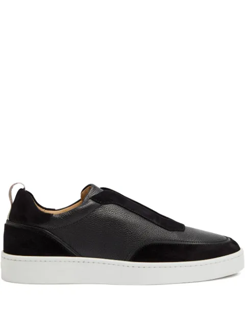 Aurélien suede panel sneakers