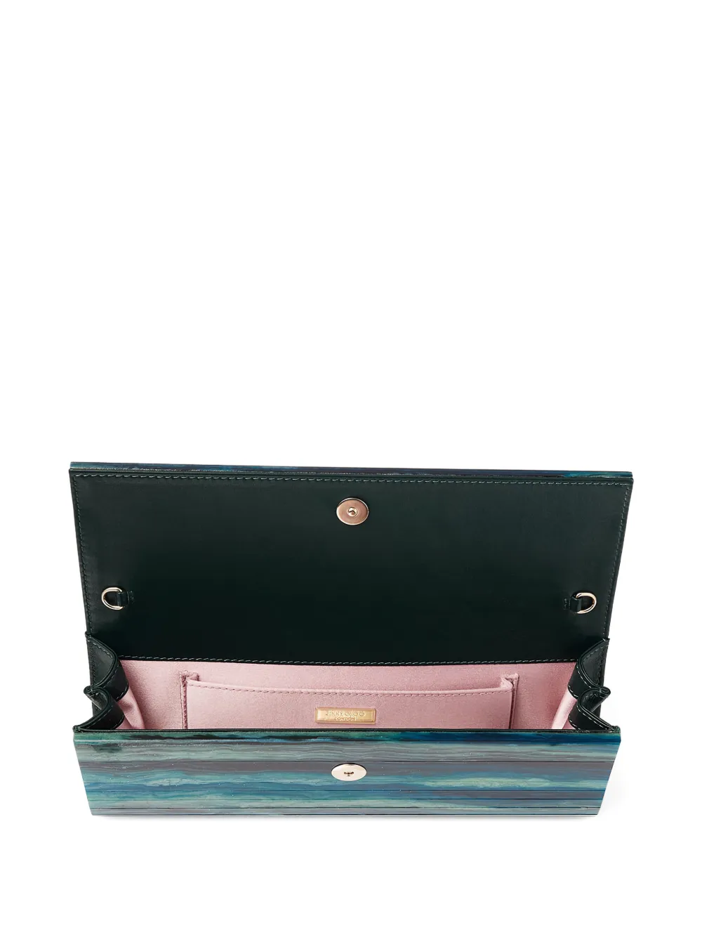 Jimmy Choo Sweetie clutch met marmer-effect Blauw