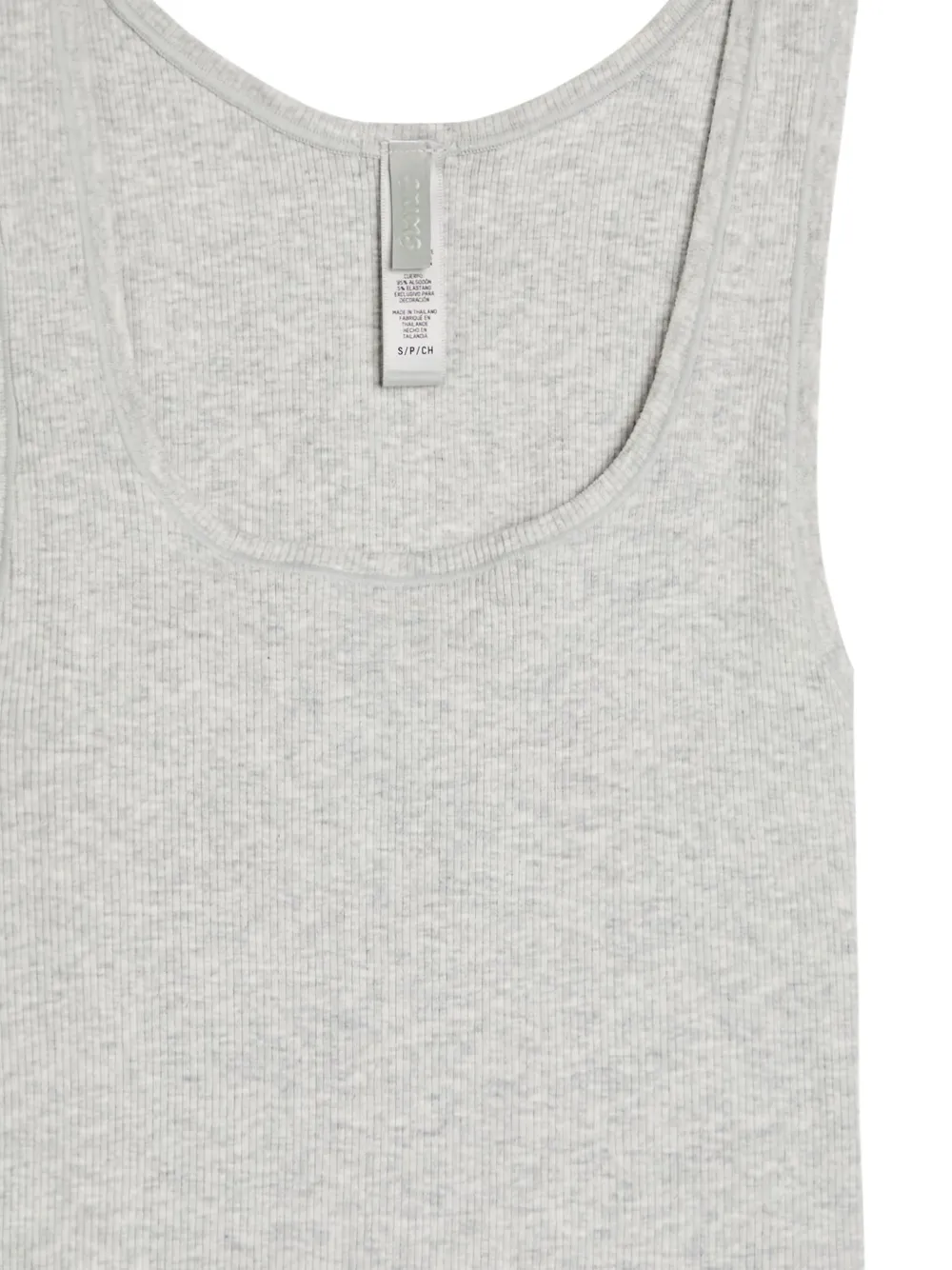 Skims top de canalé de algodón | Chalecos y camisetas | Image 2