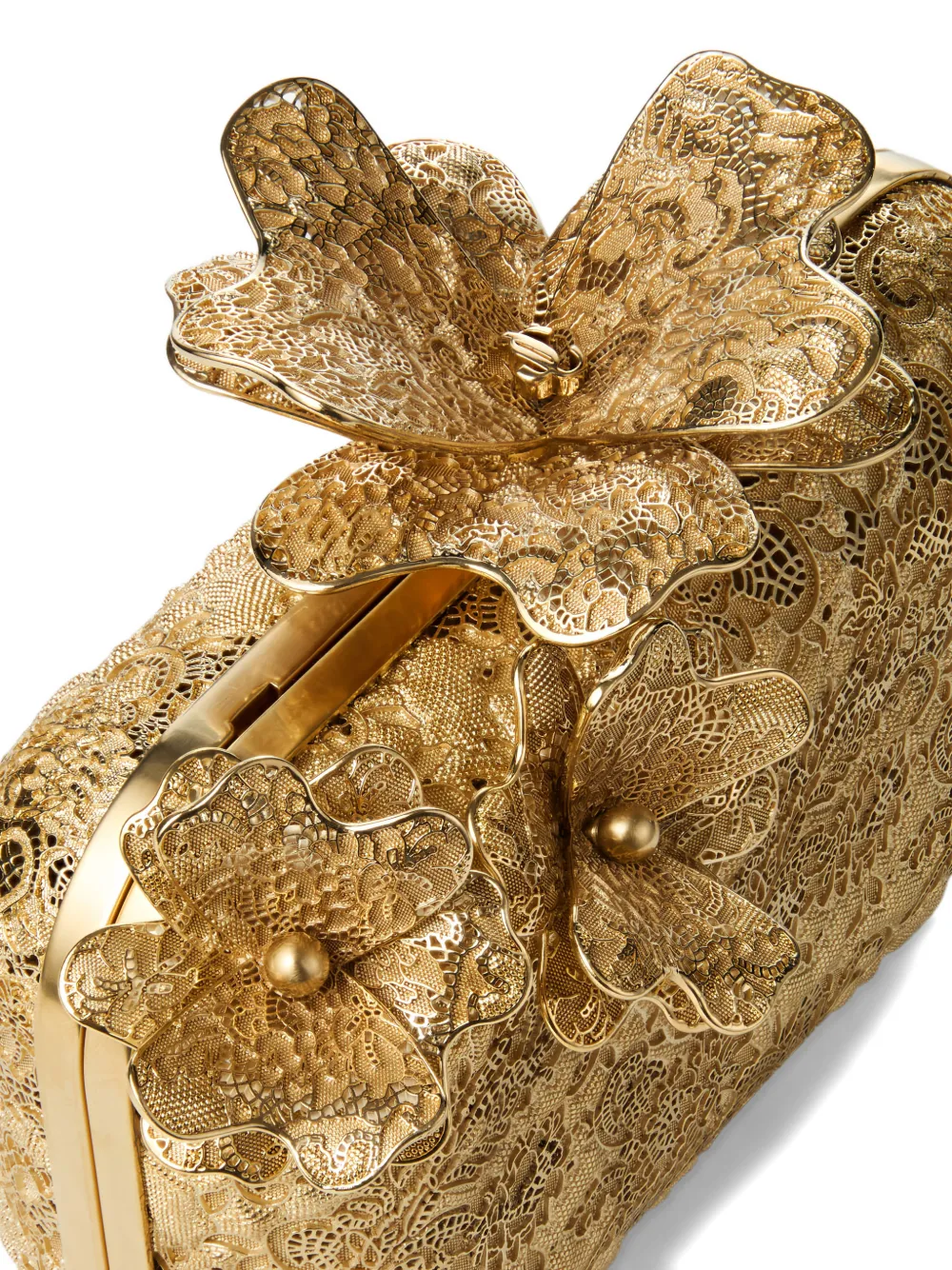 Jimmy Choo Cloud clutch Goud