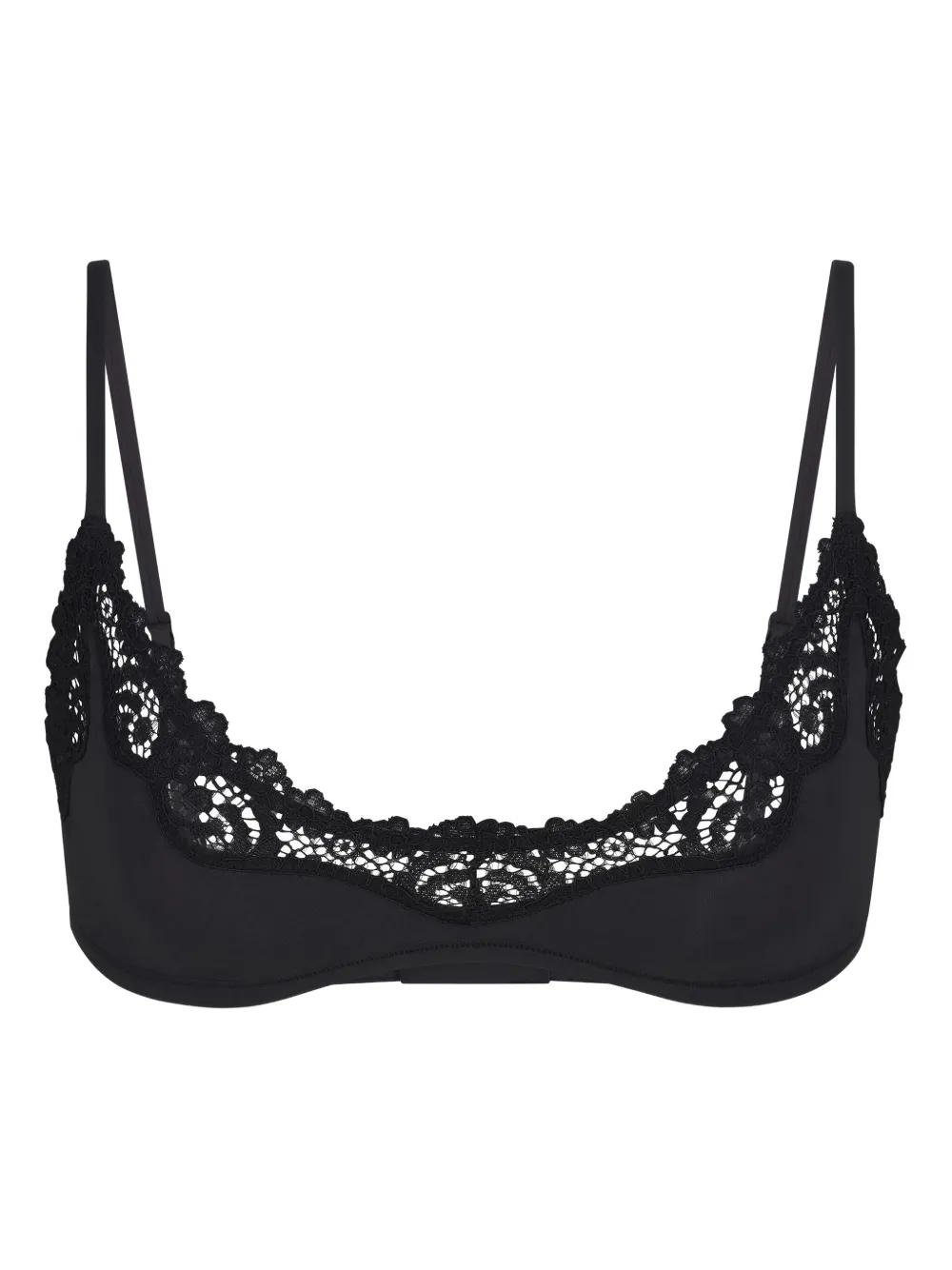 Skims lace-trim bralette - Nero