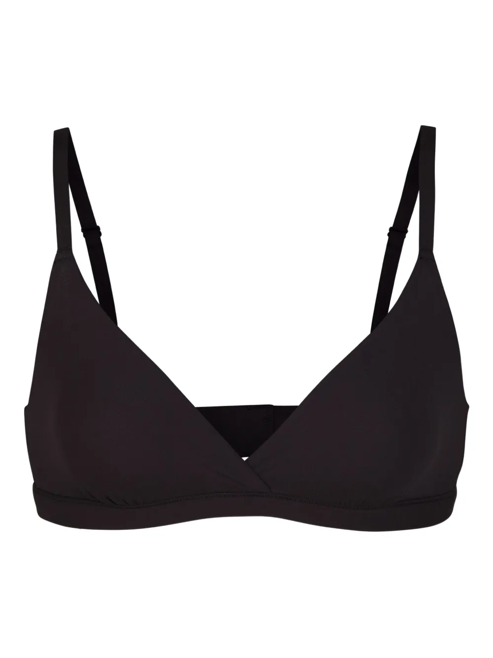 Skims Adjustable-strap Bra In Black
