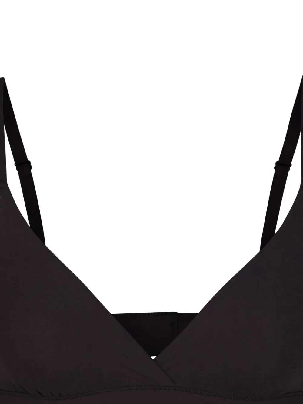Skims Adjustable-strap Bra In Black