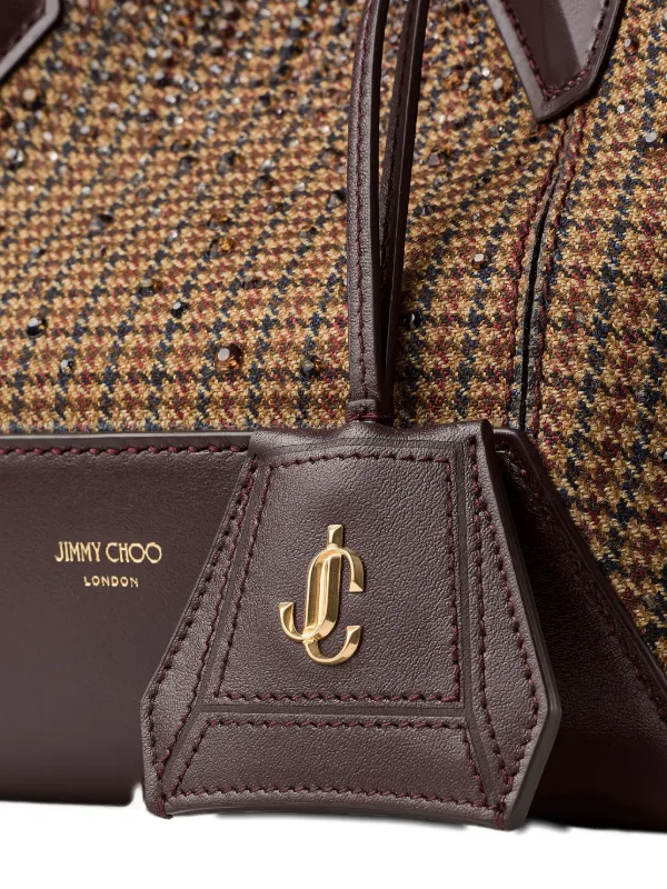 Jimmy Choo Diamond ビジュートリム ハンドバッグ S | ブラウン