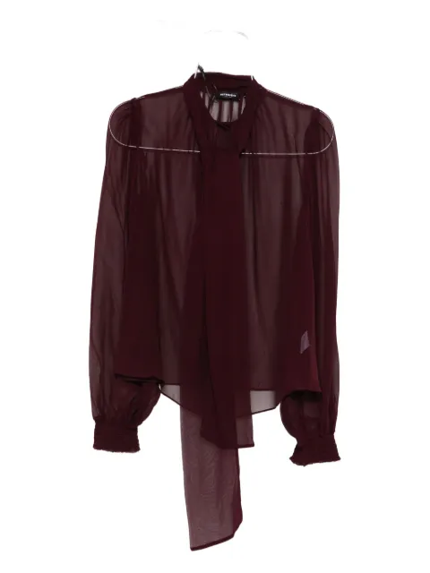 Retrofete tie-neck long-sleeve top