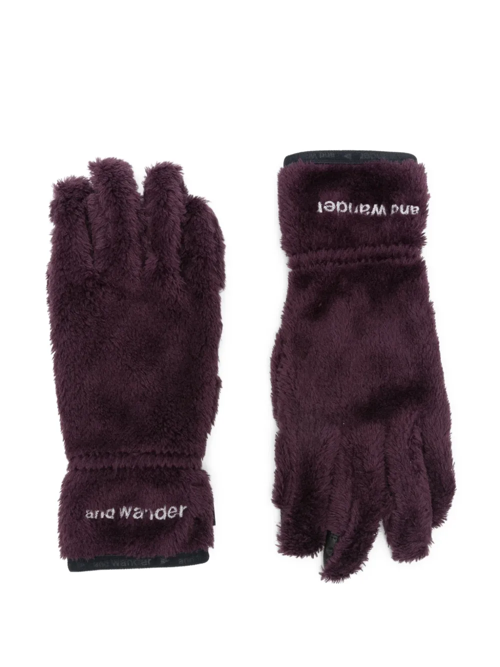 and Wander fleece gloves | Purple | Image 1