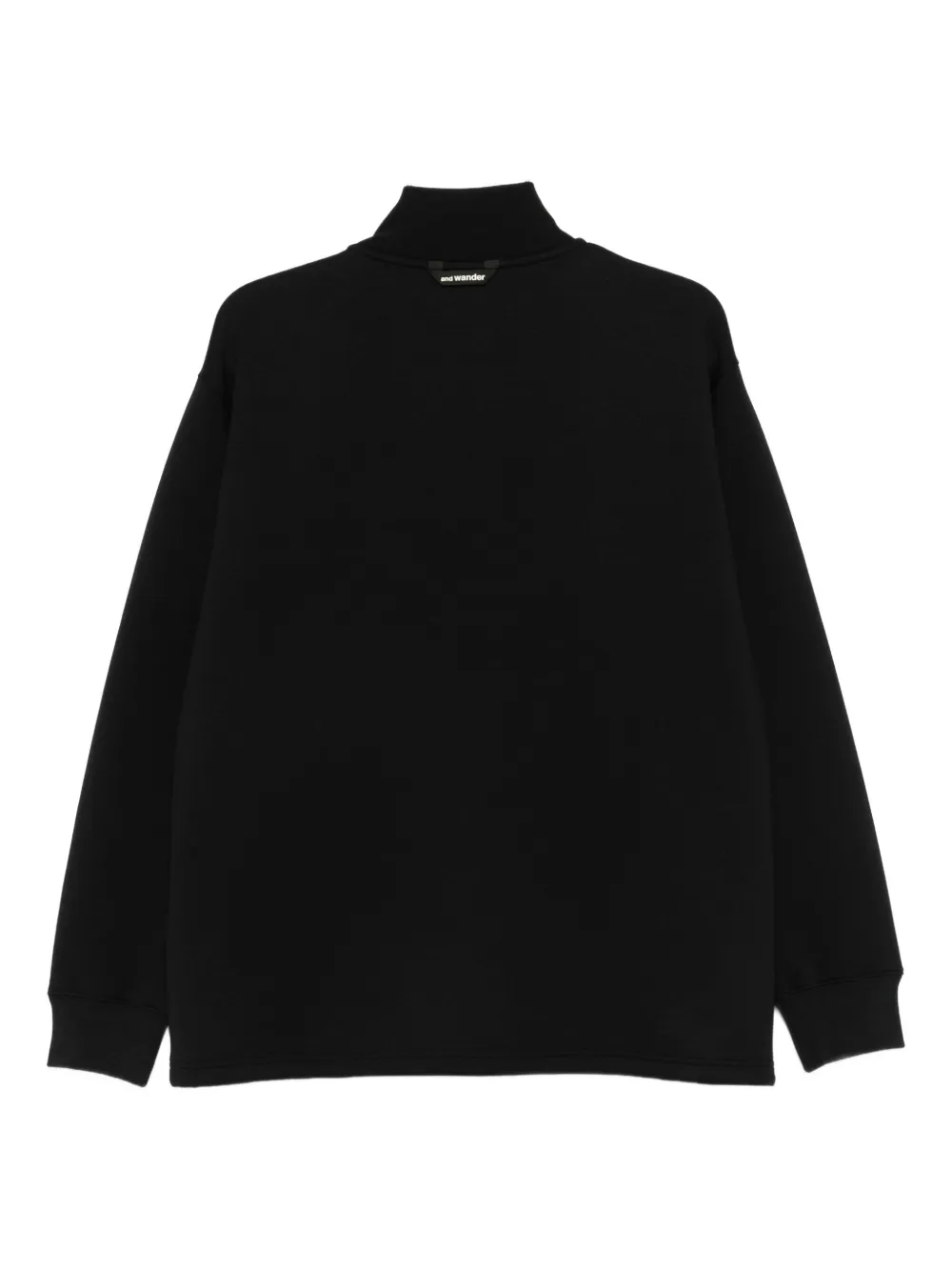 And Wander Sweater met rits - Zwart