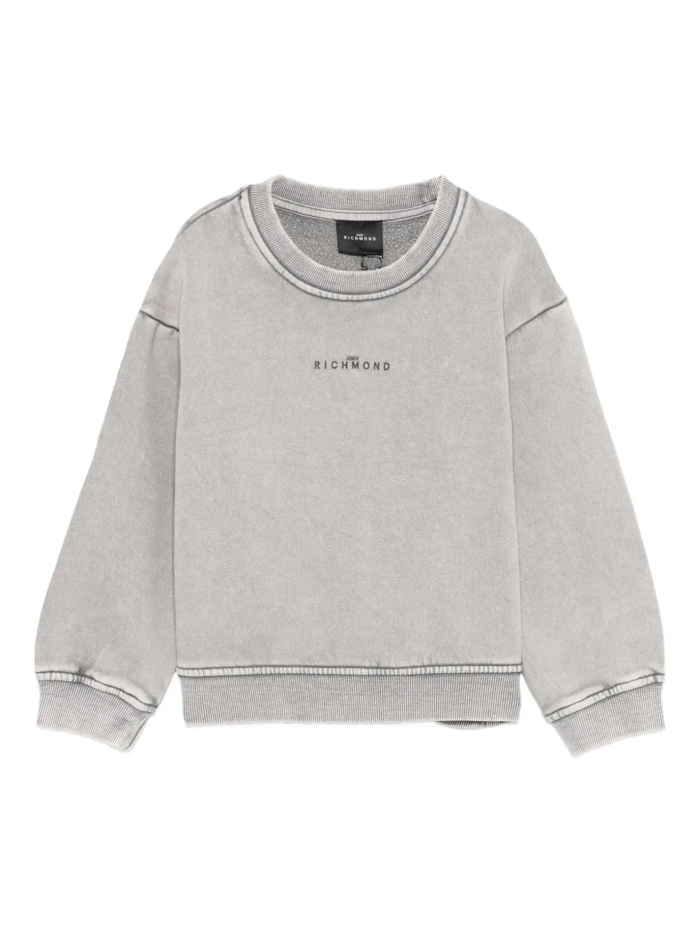 John Richmond Junior logo-print sweatshirt - Grey