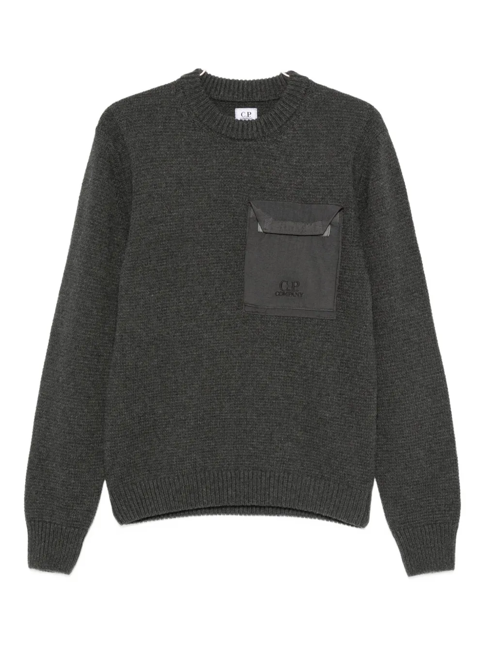 C.P. Company suéter con bolsillo en el pecho | gris | Image 1