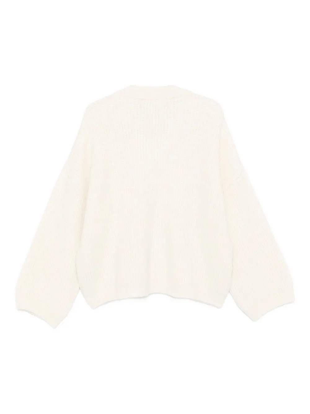 Mr Mittens V-neck Sweater In White