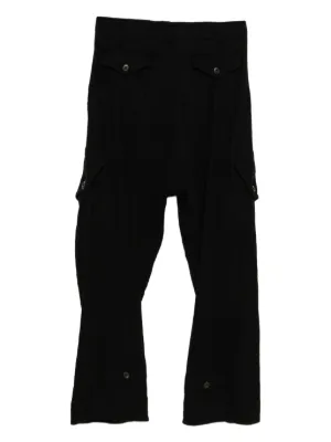 JULIUS CU/CO/LI CLOTH PANTS BLACKJULIUS CU/CO/LI CLOTH PANTS BLACK