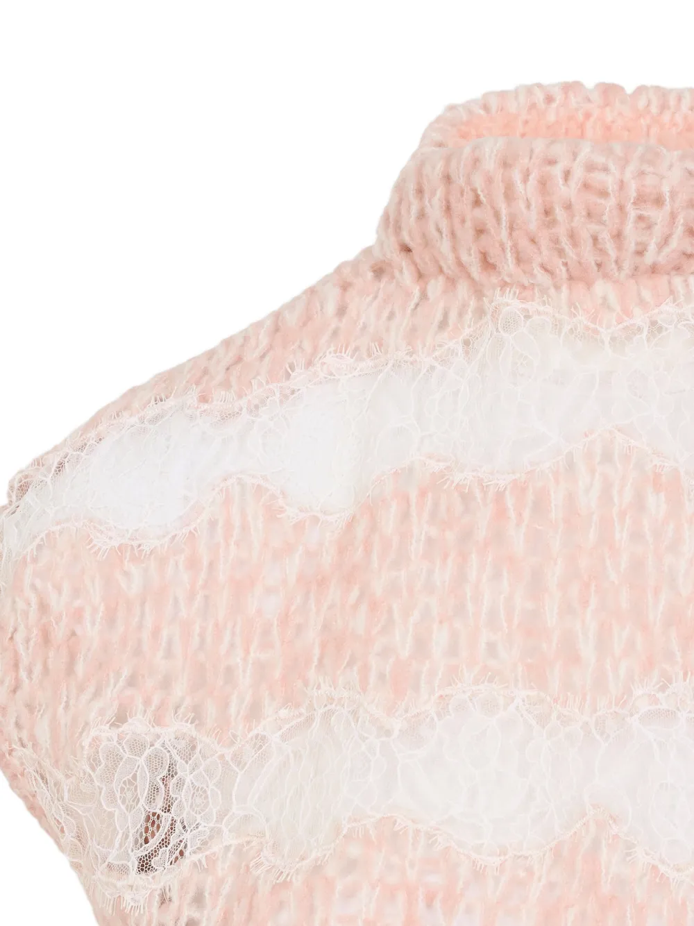Giambattista Valli Gebreide top Roze