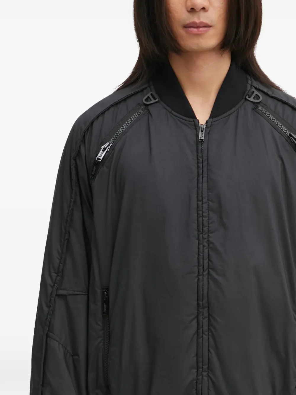 Undercover Bomberjack met rits Zwart