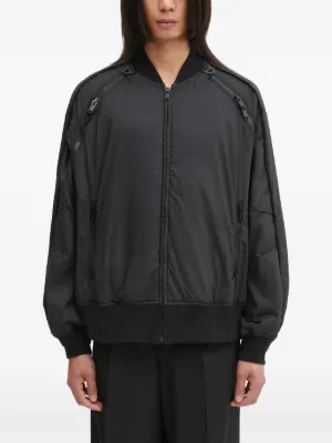 Kenzo ジップアップ レザージャケット | ブラック | FARFETCH JP