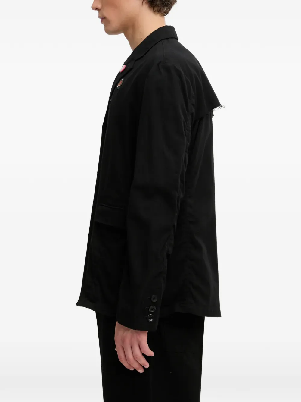  Undercover Appliqué Tailored Jacket - Black 
