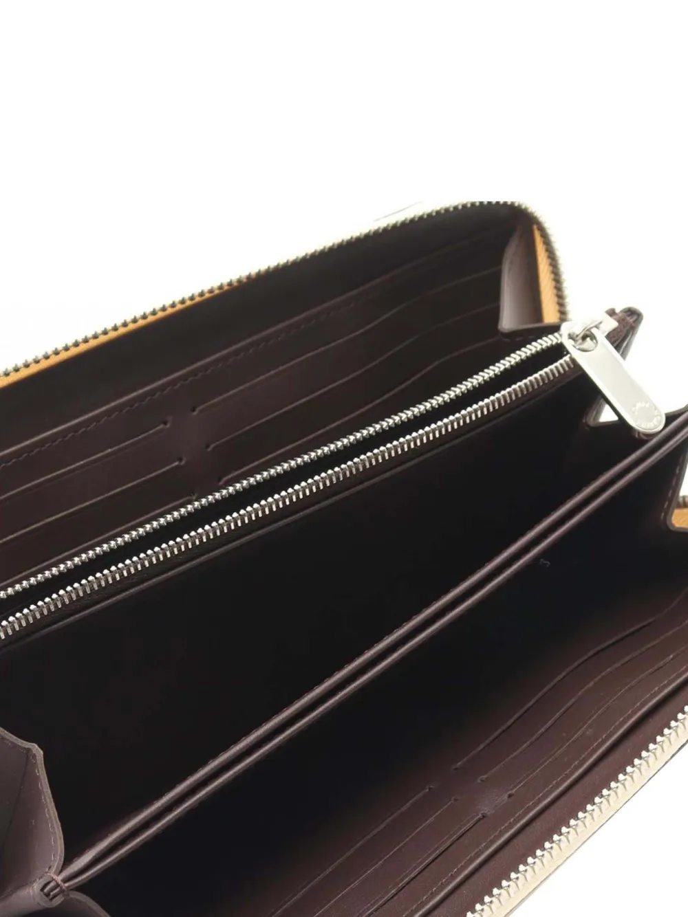 Pre-owned Louis Vuitton 2019 Monogram Mahina Zippy Wallet Long Wallets In Brown