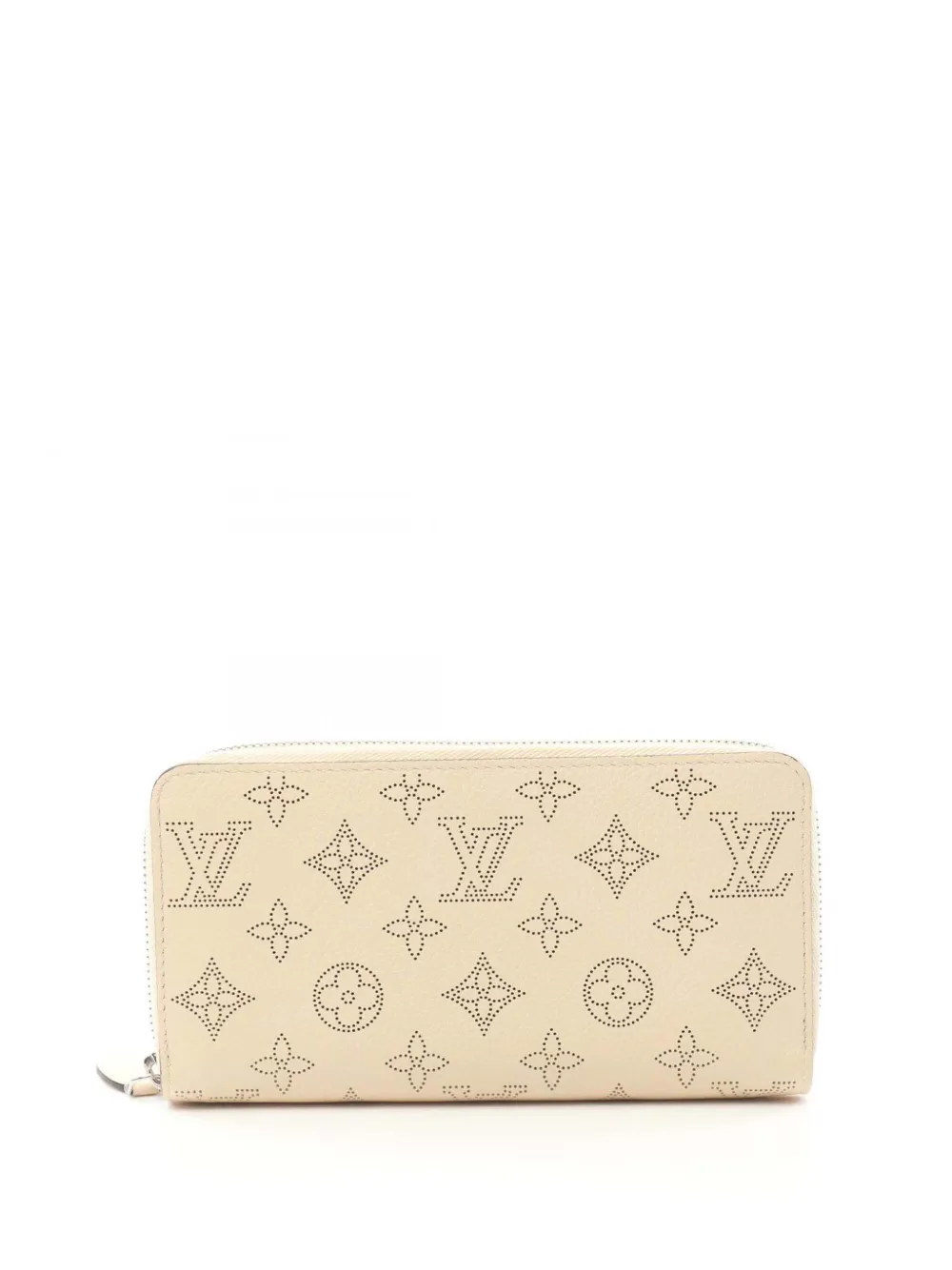 Louis Vuitton Pre-Owned 2019 モノグラム マヒナ ジッピーウォレット 長財布 - ブラウン Louis Vuitton Pre-Owned 2019 モノグラム マヒナ ジッピーウォレット 長財布 - ブラウン