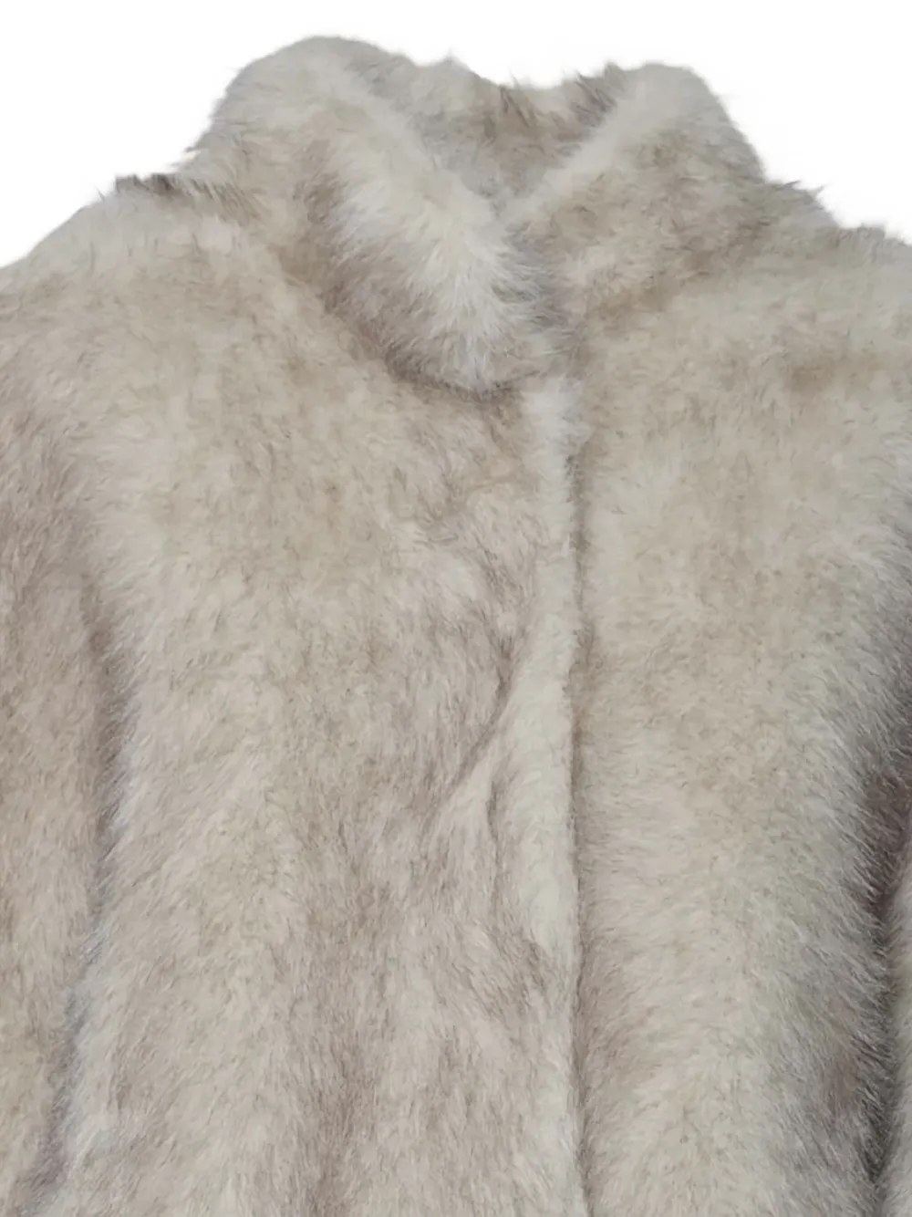 Sword 6.6.44 Funnel-neck Coat In Gray