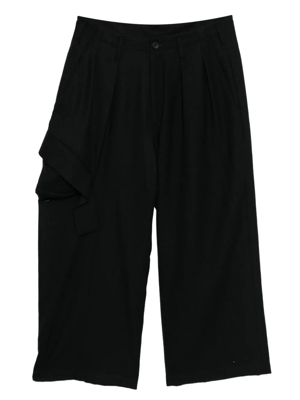 Yohji Yamamoto W/Saxony trousers | Black | Image 1