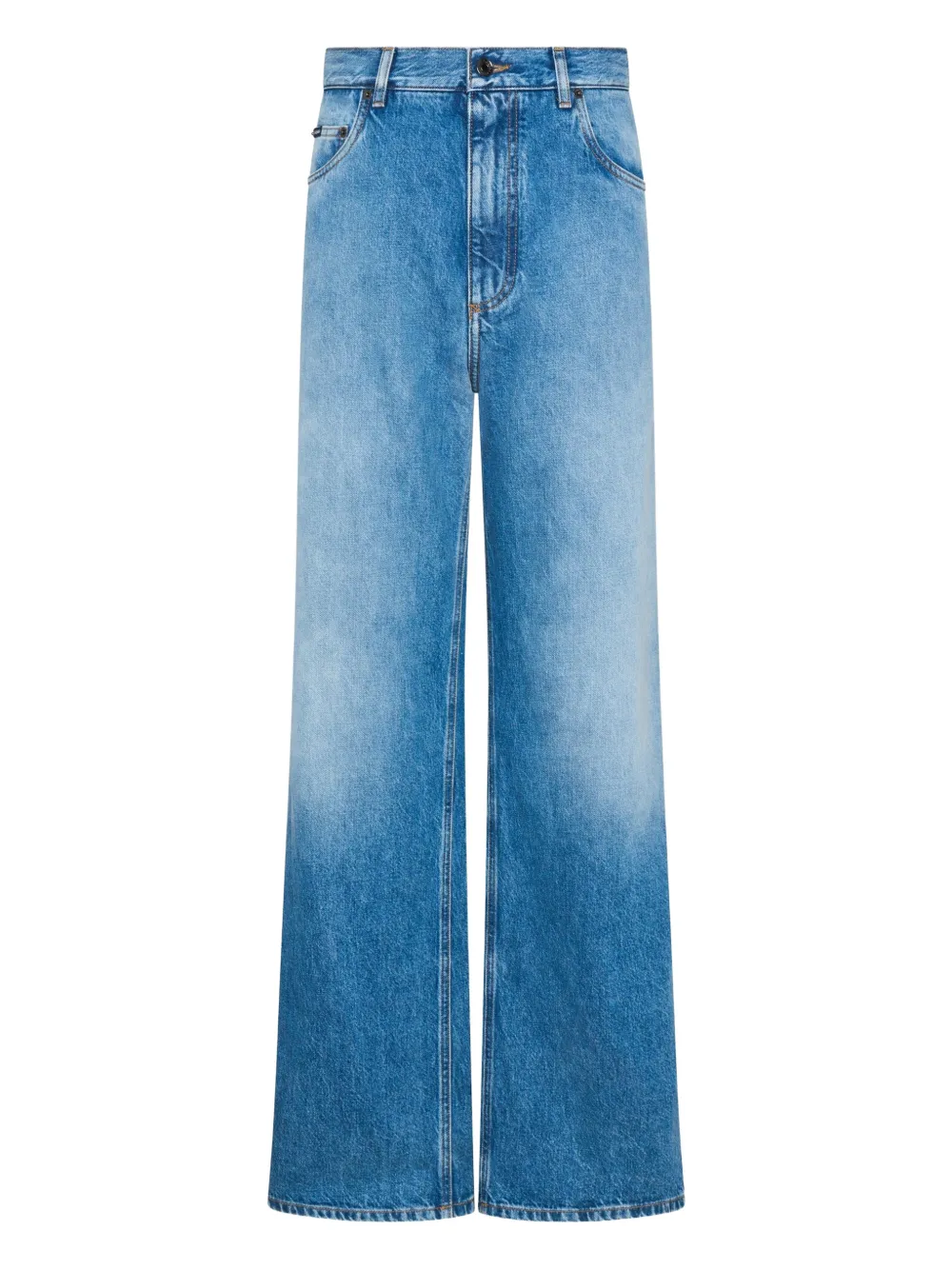 Dolce & Gabbana belt-loops jeans - Blu