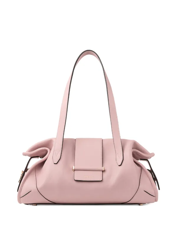 Jimmy Choo Medium Bar Holdall Shoulder Bag in Pink