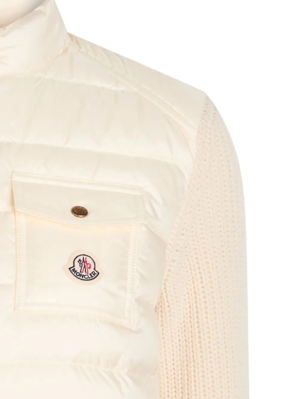 Moncler Gewatteerd vest Beige