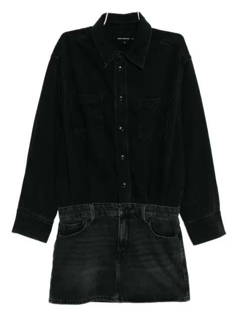 Good American denim shirt dress