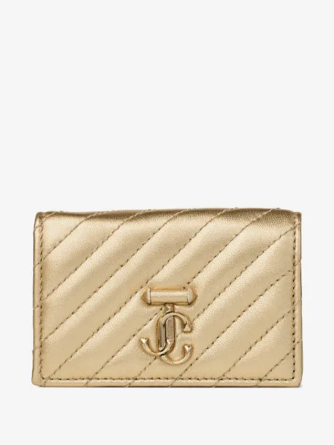 Jimmy Choo Curve Nello quilted cardholder