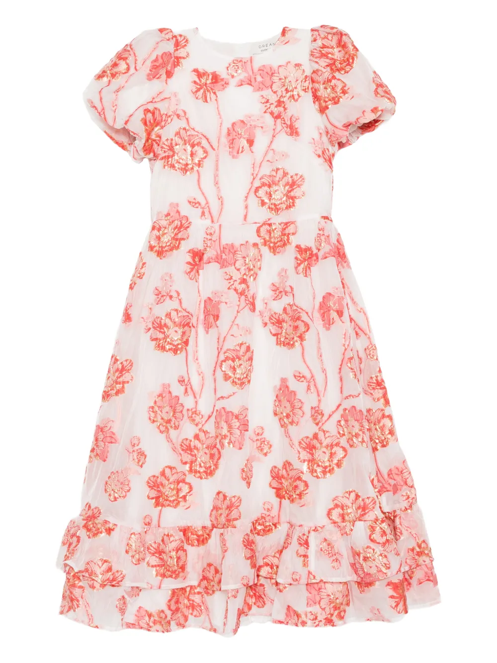 Sister Jane Willa Jacquard midi dress - Bianco