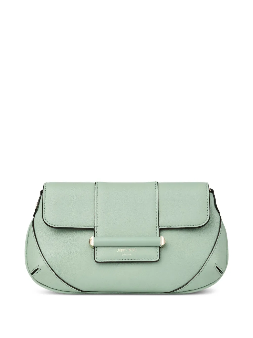 Jimmy Choo mini Bar chain cross body bag - Verde
