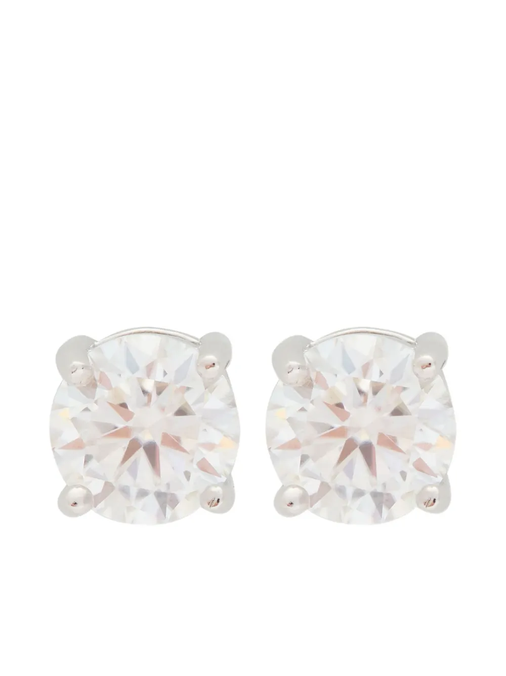 CERNUCCI 6mm studs earrings | Silver | Image 1