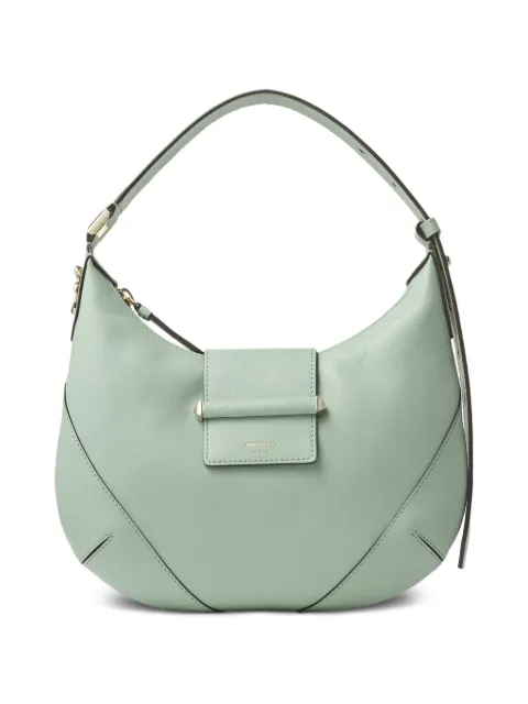 Jimmy Choo smooth leather bar hobo shoulder bag