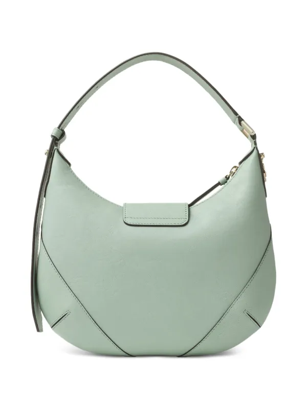 Jimmy Choo Bar レザーショルダーバッグ S | グリーン | FARFETCH JP ［限定品！］JIMMY CHOO グリーン ハンドバッグ