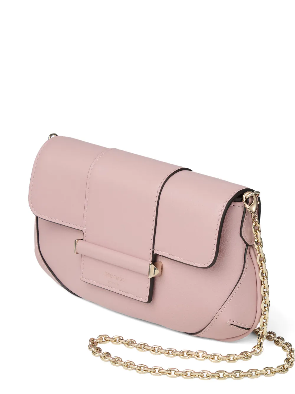 Jimmy Choo Bar chain cross bag - Rosa