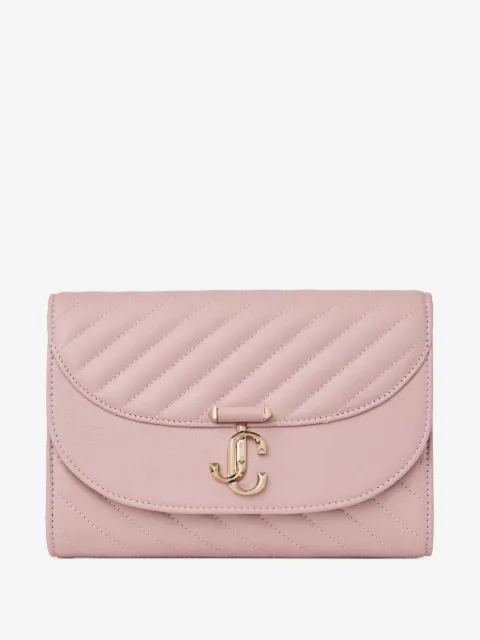 Jimmy Choo Curve quilted chain-strap clutch bag
