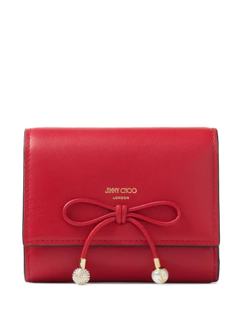 Jimmy Choo Marinda bow-detail wallet