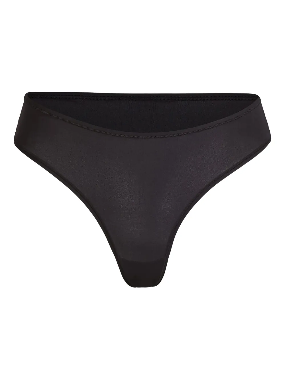 Skims Tanga con vita elasticizzata - Nero