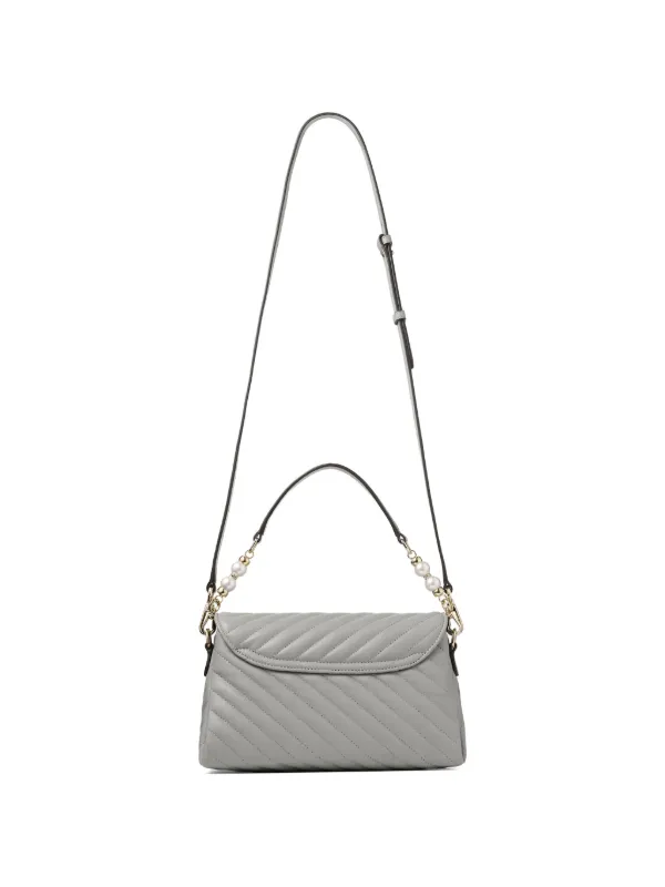 Jimmy Choo Avenue Curve Quilted Tote Bag | Grey | FARFETCH